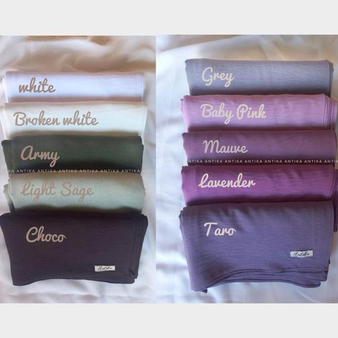 Terpopuler- Hijab Pashmina Crinkle Airflow Premium 200X75 Cm Jilbab Muslim Syal Panjang Dan Lebar