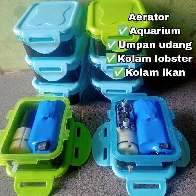 Blebeb- Aerator Udang Hidup Bisa Di Charger Kuat Hingga 40Jam Mesin Pompa Udara Aquarium Udang Umpan