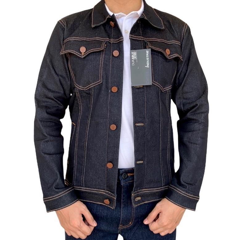 ~Harga Special~ Jacket Jeans Pria Reguler Original DIESEL Stretch- Jaket Jeans Diesel Buruan Sebelum