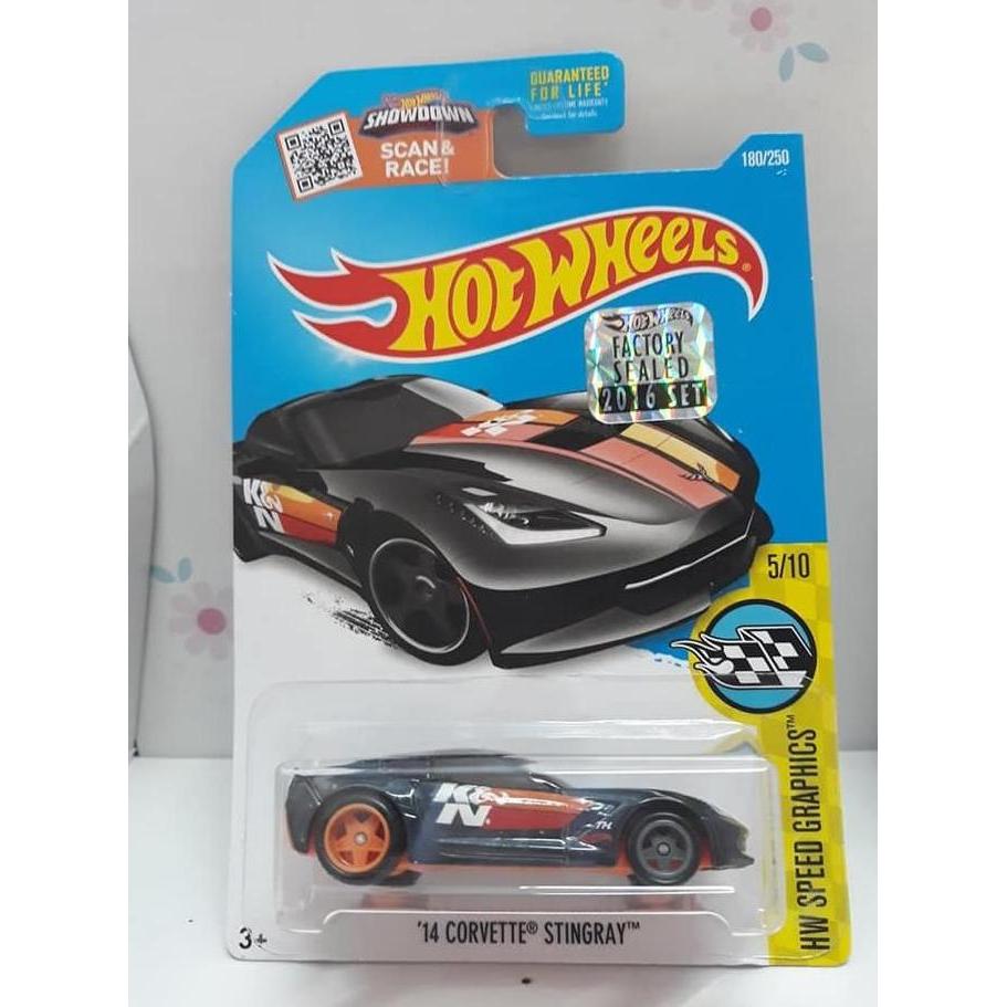 HOT WHEELS FACTORY SEALED SUPER TREASURE HUNT 2016 CORVETTE STINGRAY
