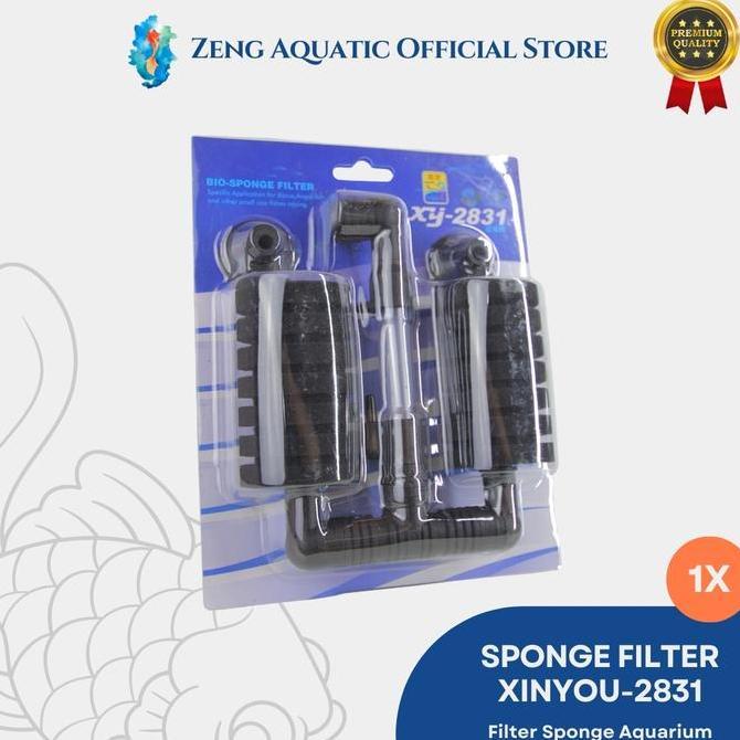 Blebeb- Xinyou Xy2831 Xy2830 Goblin S Spons Filter Gantung Biofoam Sponge Aquarium 100 Liter Hemat L