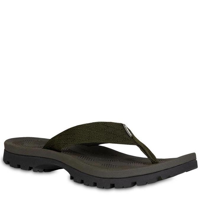 EIGER BHARDEV PINCH SOLE OLIVE SANDALS