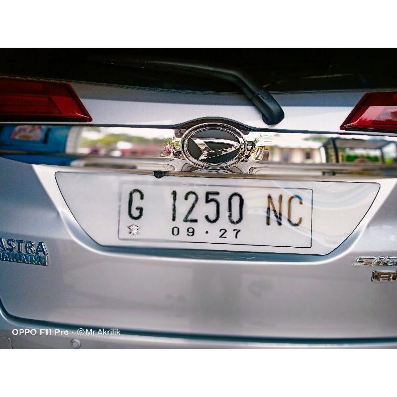 PlatMobil Dasar Putih#Plat variasi#Plat akrilik LED