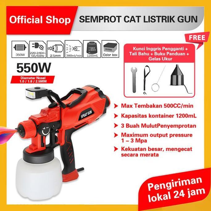 Sale Electric Spray Alat Cordless  550W  Semprot Cat Listrik Alat Cat Semprot Semprotan Cat Kompreso