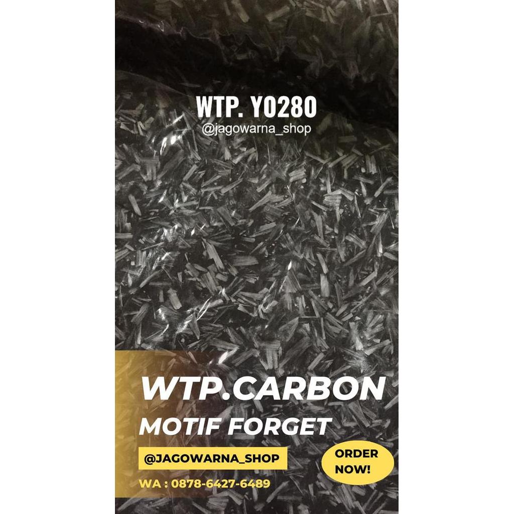 Thebest- Carbon WTP 50x200 cm Water Transfer Printing Y0280 Motif forget kevlar