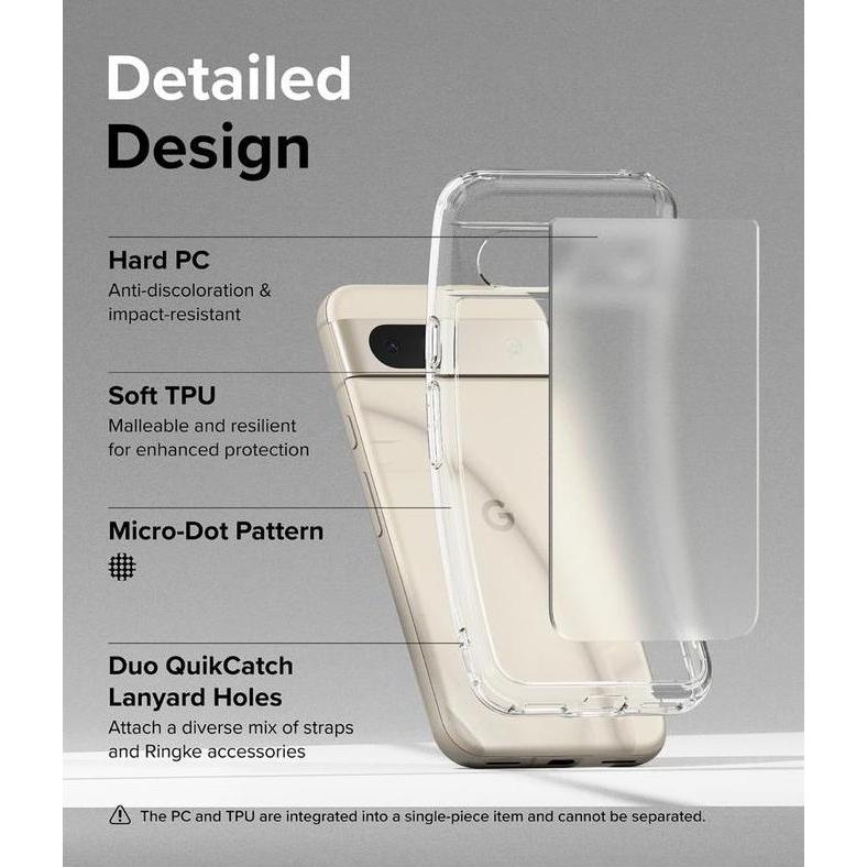 Ringke Fusion Case Compatible For Google Pixel 8A Casing Pixel 8A Casing Hybrid