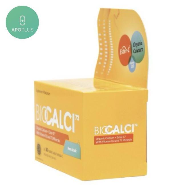 BioCalci 72 ~Ester C Calsium Vitamin D3 tablet 30s