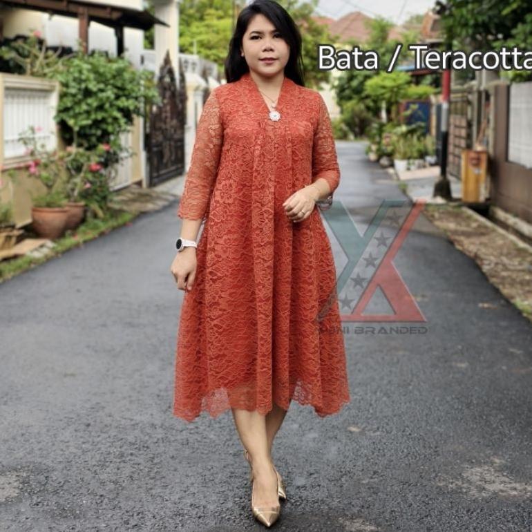 PREMIUM DRESS BROKAT SILVANA FREE BROSS MEWAH