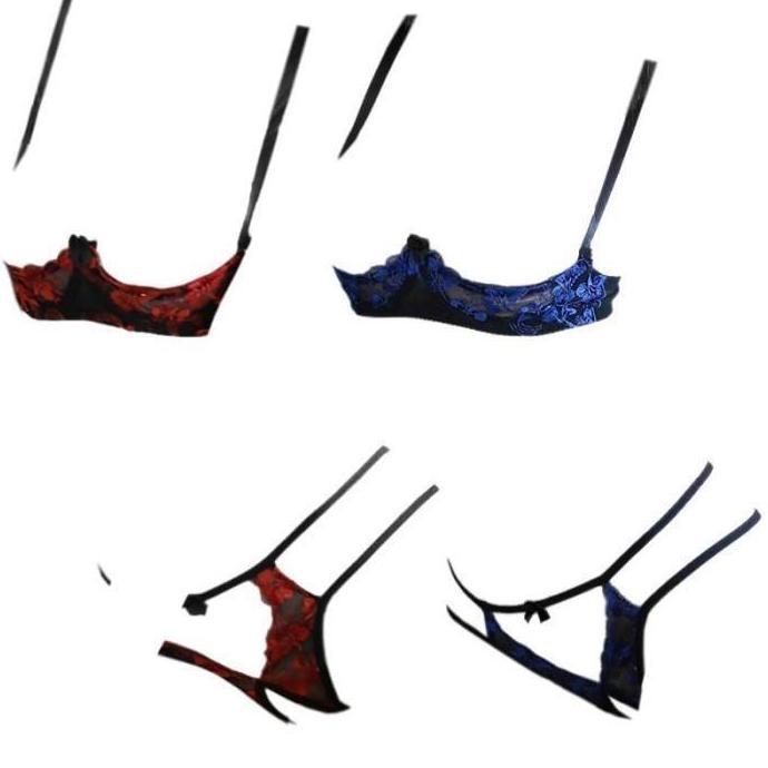 B309 Bra Set Underwire Sexy Lingerie Wanita Seksi BH CD