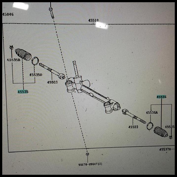 DISKON KARET BOOT RACK END-BOOT RACK YARIS-NEW VIOS ORIGINAL