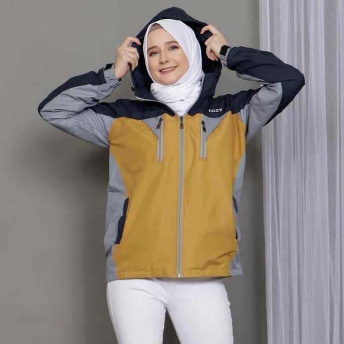 Bestone- Jaket Outdoor Wanita Cozy Original Bahan Dalaman Polar