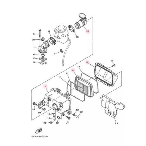 Bestone- Box Filter Set Mio Sporty