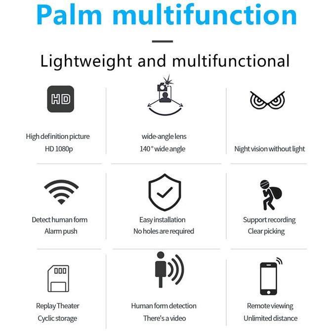 Kamera Mini Wireless Bmad Bc-18 Hd Night Vison Motion Detector Spy Camera Cctv Wifi Kualitas Terbaik