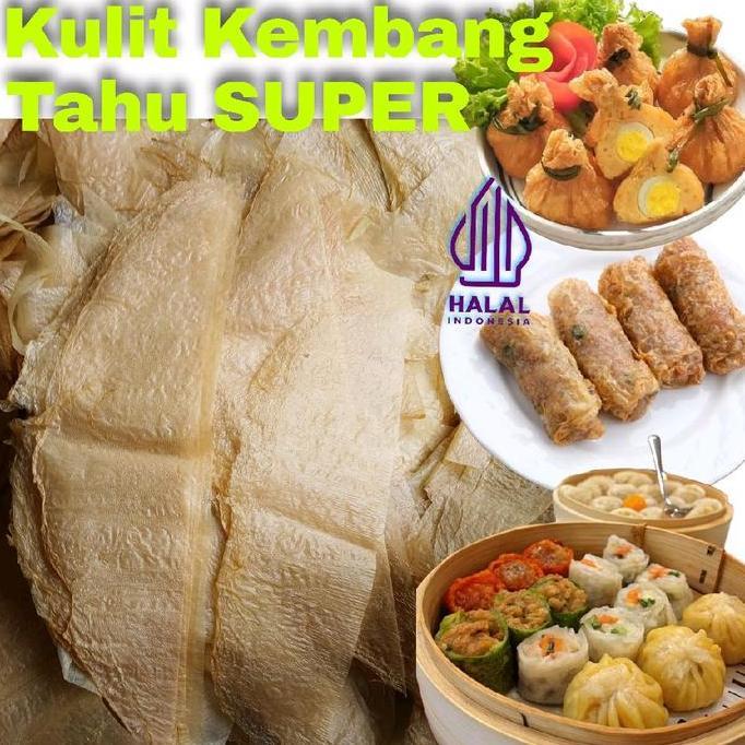 Wenakl- Kulit Kembang Tahu Kering Kiloan/Kulit Kembang Tahu Untuk Aneka Masakan