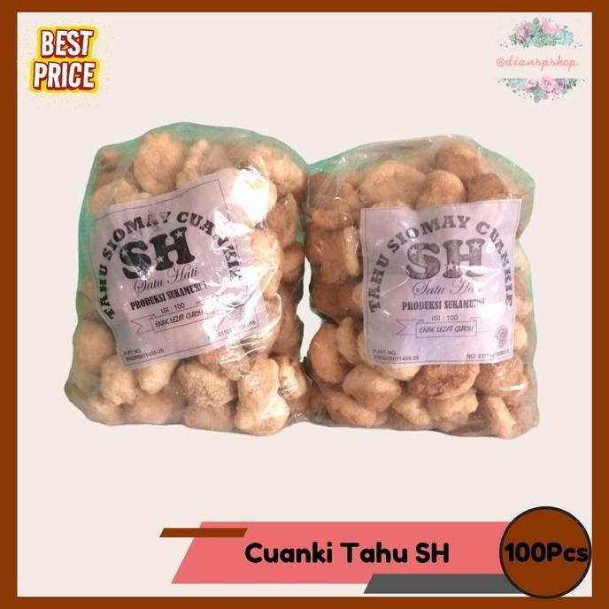 Wenakl- Cuanki Tahu Sh 100Pcs Cuanki Tahu Kering Food Instan