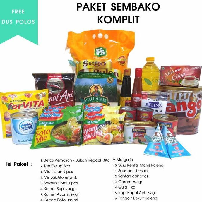 PAKET SEMBAKO KOMPLIT