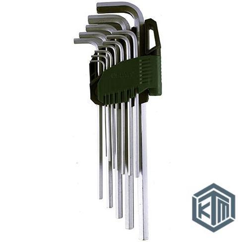 Grosir Kunci L Set 12 Pcs Extra Long Point 09104 (Sae) Sata Tools