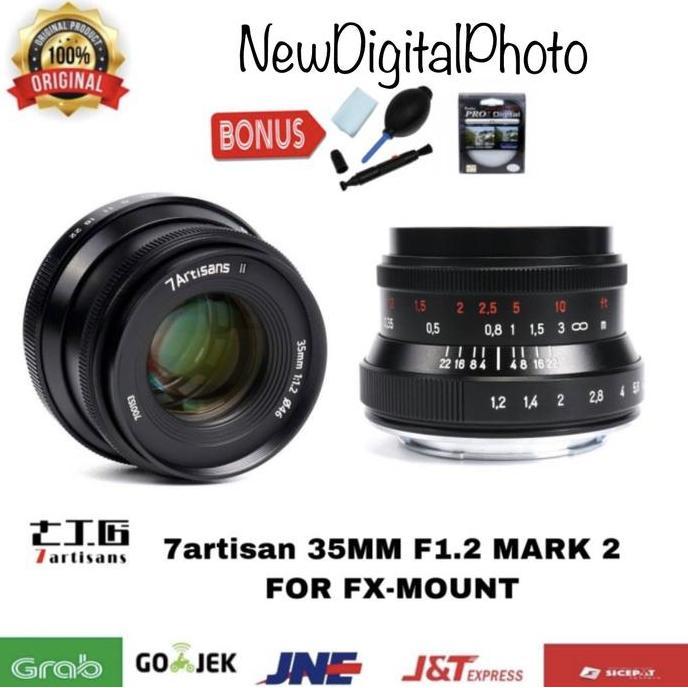 NEW Lensa 7artisans 35MM F1.2 Mark II - 7artisans 35MM F1.2 For Sony Fuji