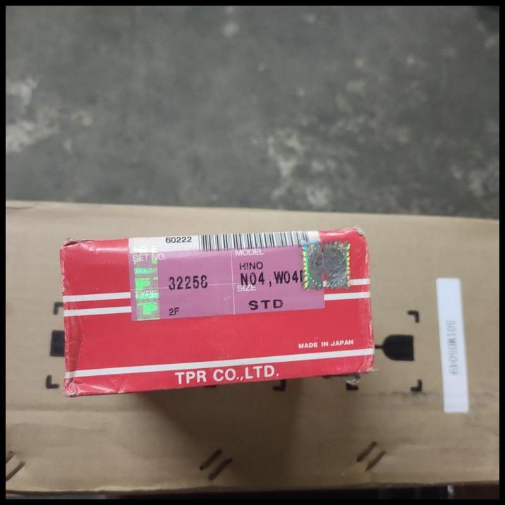 TERMURAH RING PISTON DUTRO , RING PISTON WO4D DUTRO / TOYOTA DYNA 125 , TP JPN