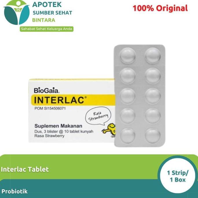 Interlac | Suplemen Probiotik Harian untuk Dewasa