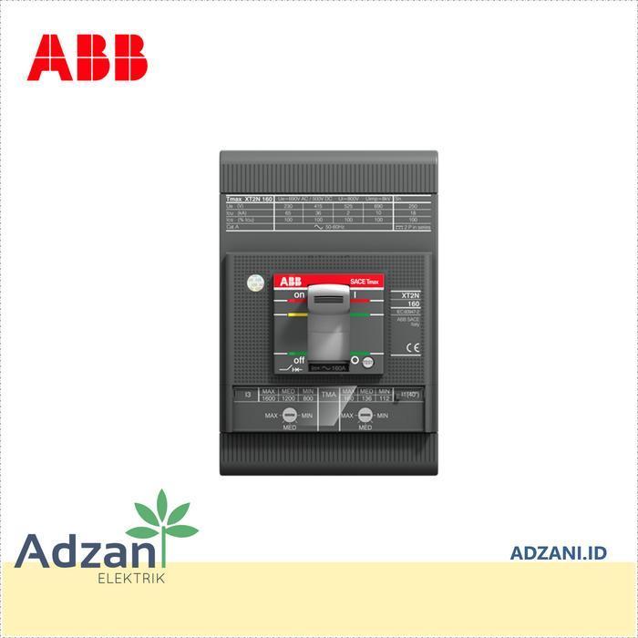 TERBARU [ABB] MCCB 3P 160A 36kA XT2N TMA 1SDA067020R1