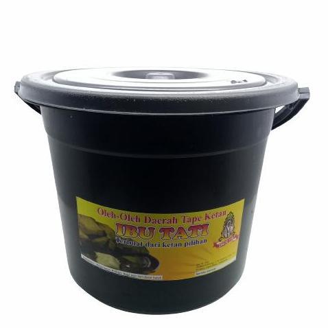 Nikmat- Tape Ketan Khas Cirebon/Kuningan Ibu Hj.Tati Kemasan Ember Isi 60 Pcs