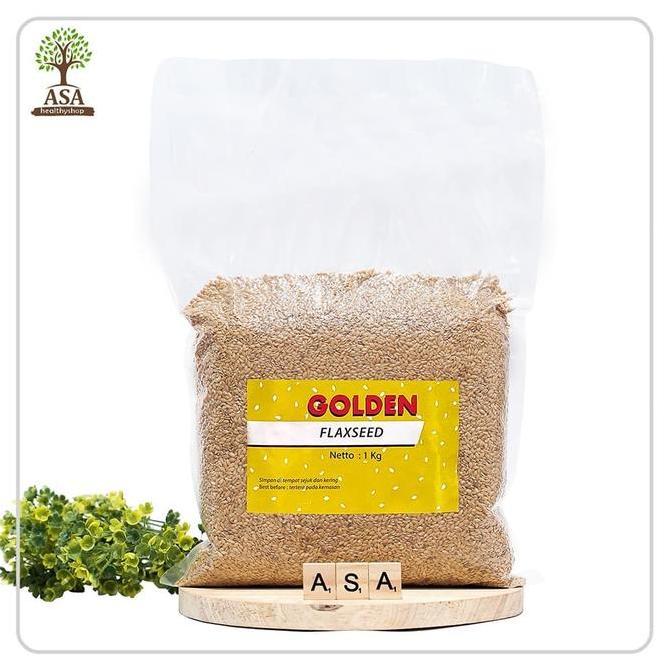Golden Flaxseed 1kg/Biji Rami 1kg