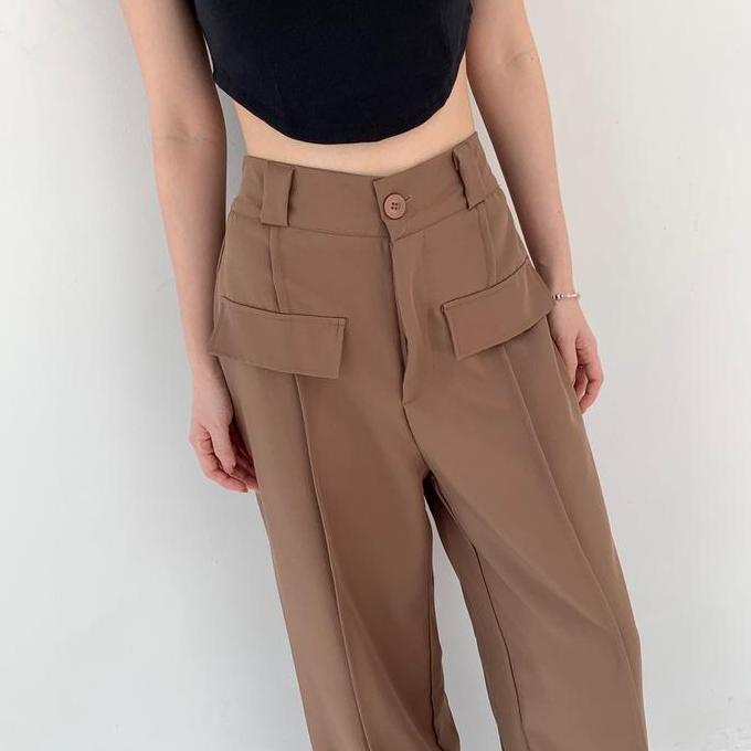 Yurima- Jema Pants / Loose Pants / Kulot Highwaist / Celana Panjang