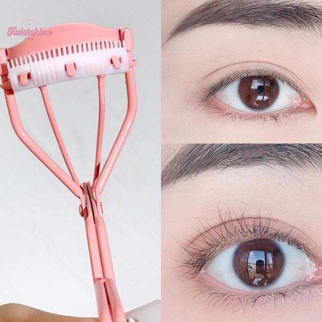 A66Penjepit Mata Eyelashes Curler With Built In Comb Separated Eyelashes Curler Crimpfree Lashes Com