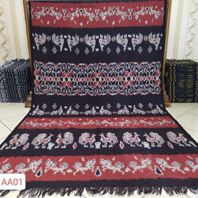 Terlaris Kain Tenun Ikat Etnik Motive Sumba Kwalitas Super