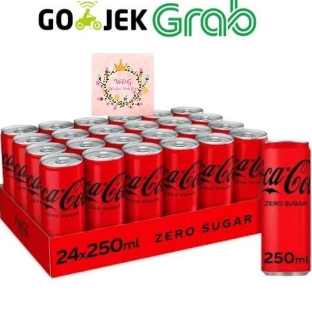 Winebluse- Coca Cola Zero Can 330Ml / Diet Coke / Coca Cola Zero Kaleng 1Dus 24Pc