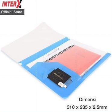 Organix- Lusinan Pak Map Business File Plastik Folder One Jenia 1Pak Isi 12Pcs/Map Bisnis File/Map A