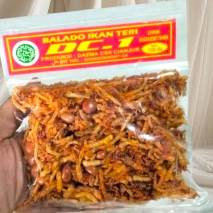 Nikmat- Balado Ikan Teri 100Gram Khas Cianjur Halal Food