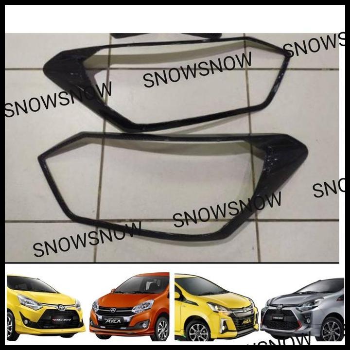 GRATIS ONGKIR GARNISH LAMPU DEPAN AGYA 2017 2020 CARBON 