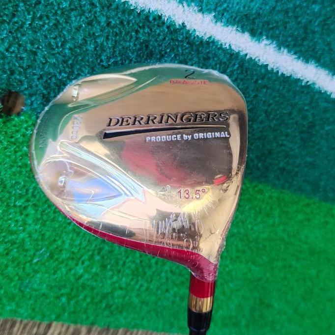 TERMURAH - Fairway Derringer Brassie no 2 loft 13.5 Shaft Derringer R Japan