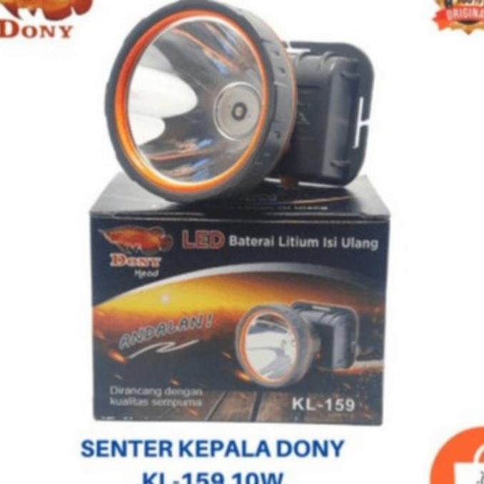 Senter Kepala DONY KL-159 Andalan/Headlamp Dony 10Watt LED
