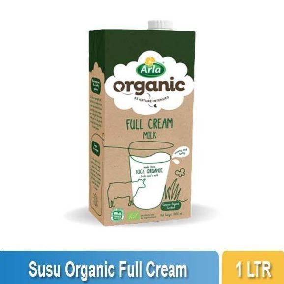 Alami- Arla Full Cream Milk Uht Organic 1000 Ml / Susu Uht Organik