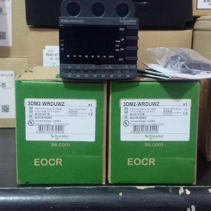 TERBARU - 3DM2-WRDUWZ SCHNEIDER ELECTRONIC OVERCURRENT RELAY EOCR-3DM2 ORIGINAL