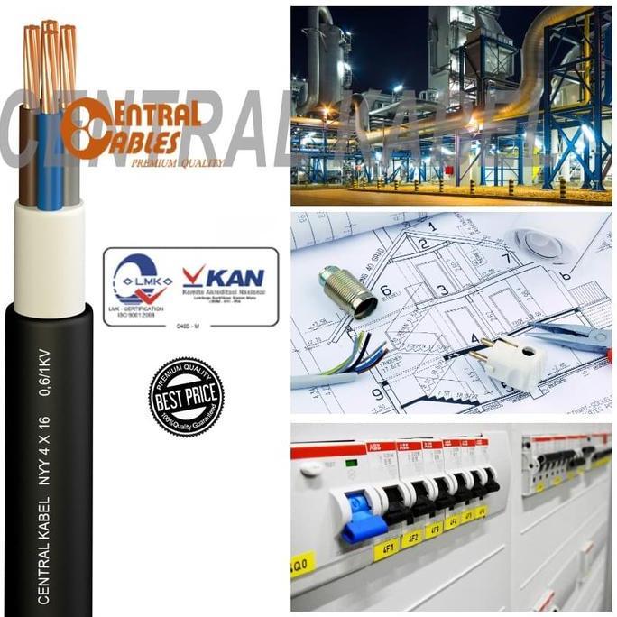 Promo SNI Central Kabel NYY 4x16 mm Tufur NYY 4x16 NYY 4 x 16 LMK Potongan Diskon