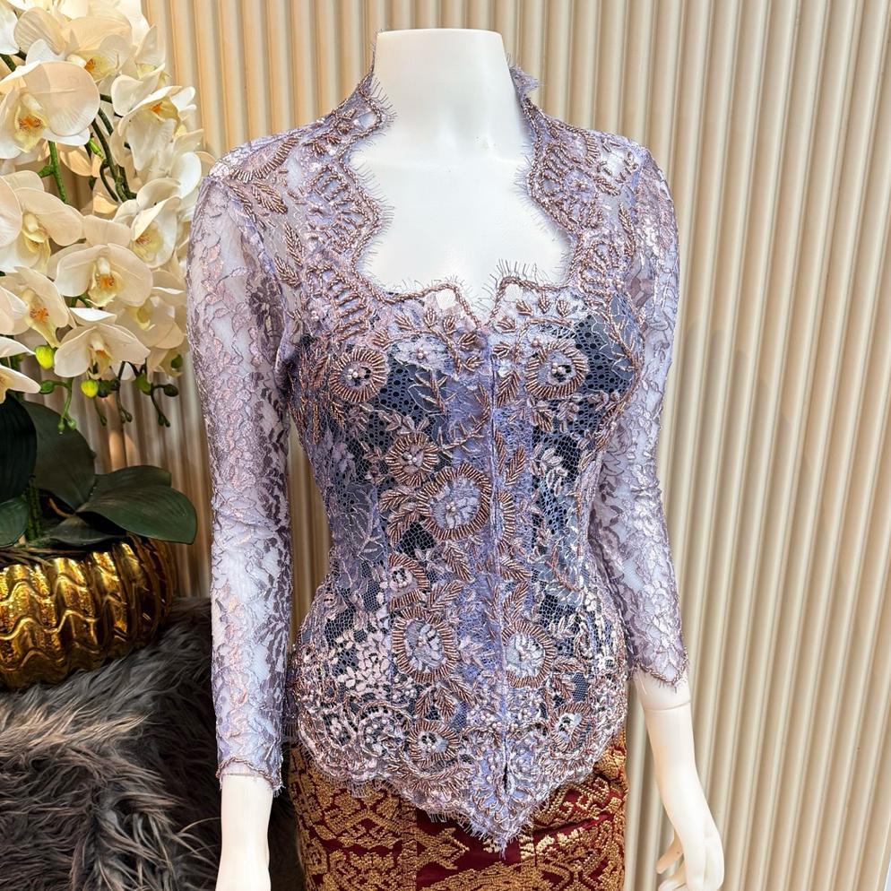 BEST SELLER KEBAYA PAYET METALIC AYUMI BUNGA-BUNGA S-XL
