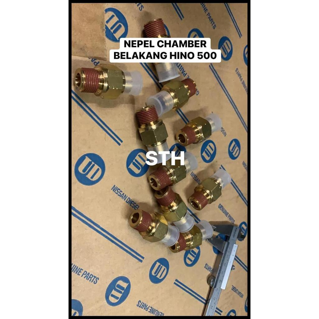 TERMURAH NEPEL CHAMBER BELAKANG HINO 500. LUBANG ANGIN 12 MM. DRAT 17 MM 