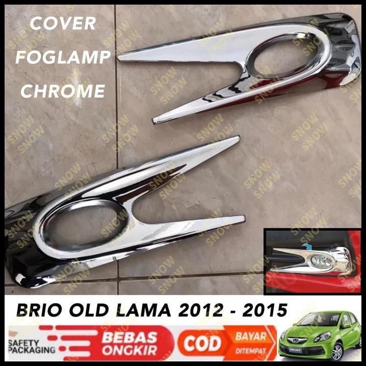 TERLARIS FOGLAMP COVER BRIO OLD LAMA 2012 2015 FOG LAMP CHROME 