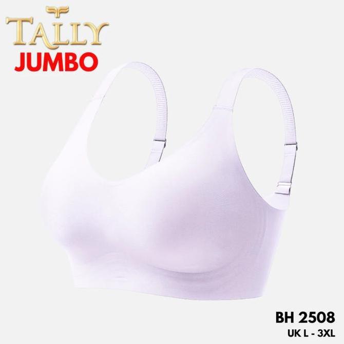 Bra / BH Seamless CUP C/D T4lly Size L-3XL (38-44) Tanpa Kawat Busa Tipis | Bra Seamless | Beha Olah