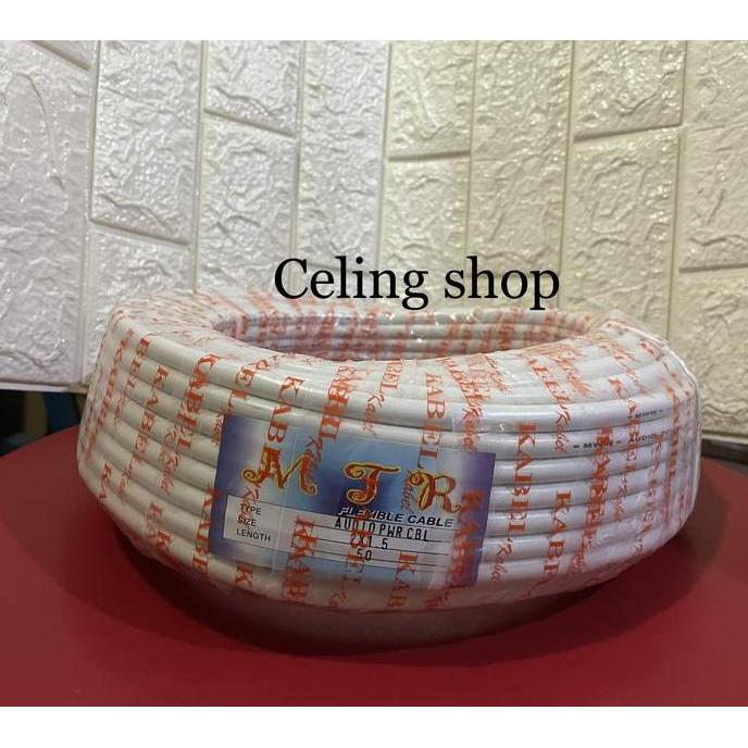 Promo Kabel NYM / kabel listrik kawat putih 2x1,5 ( 1 roll ) Diskon