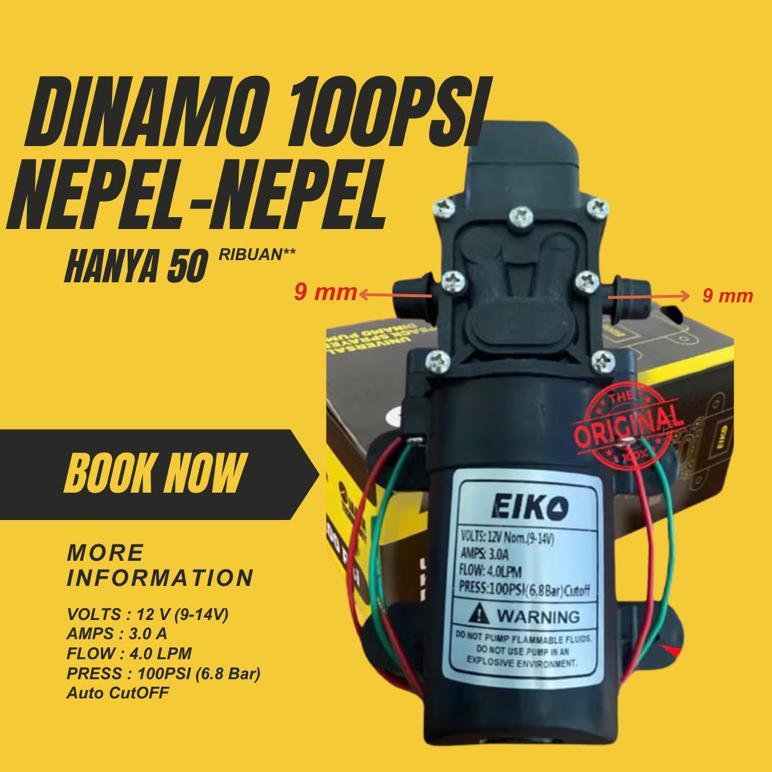 Bisa Cod Dinamo Sprayer 100Psi Tangki Elektrik Pompa Air Sprayer Penguat Mist Sprayer Elektrik Eiko 