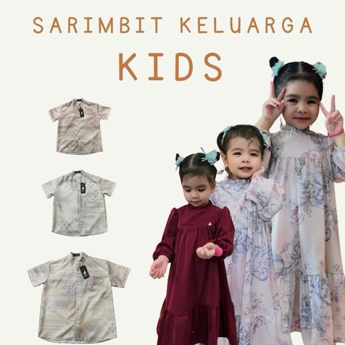 Colkid- By Dolla - Sarimbit Kids Kode Ks- Baju Lebaran Anak Kembaran -