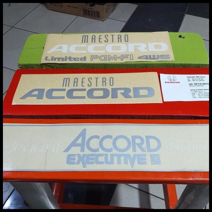 TERMURAH STICKER HONDA ACCORD MAESTRO 