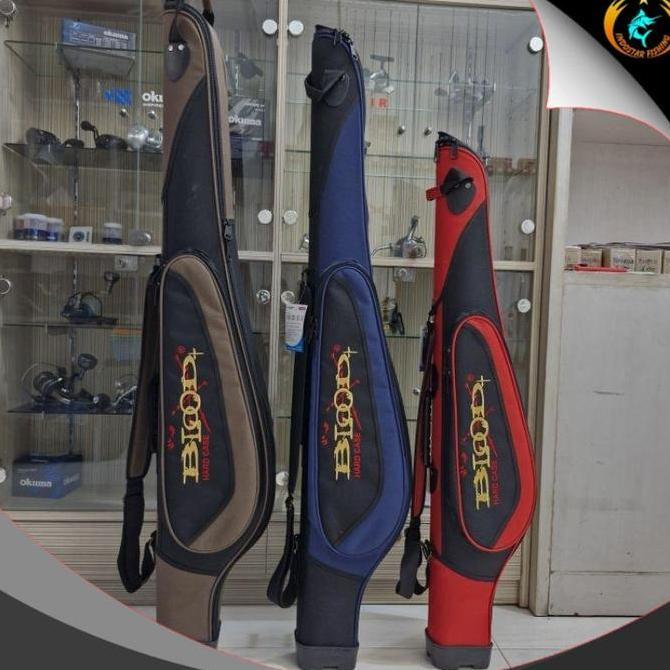 BEBAS ONGKIR - Tas Joran Pancing Hardcase Blood Fishing Bag Hard Case Membawa Peralatan Pancing Indo