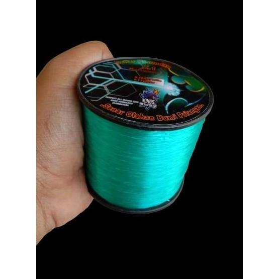 Pasundan Fishing Line Warna Tosca Rol Besar Senar Pancing Olahansiap Pakai Anti Kriting Panjang 500 