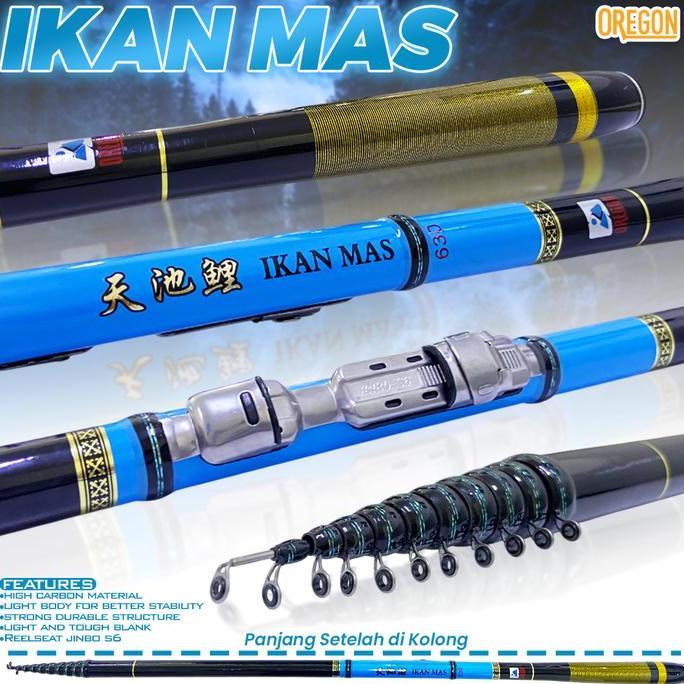 Paket Tegek Ikan Mas Kolong Free Tokos & Senar Pancing